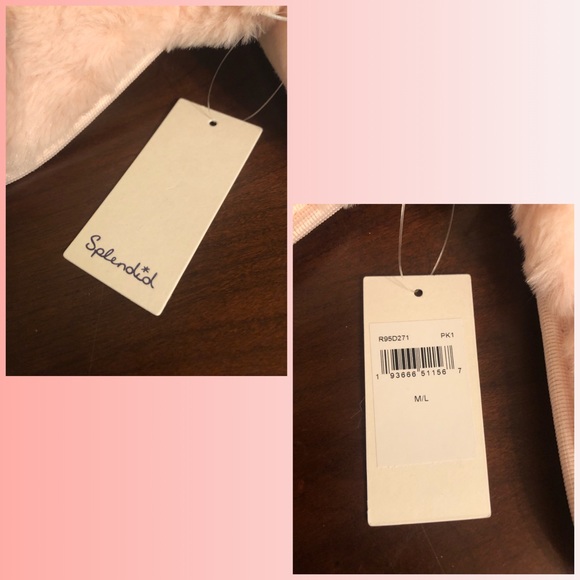 SPLENDID Faux Fur Pink Crisscross Slippers - Picture 6 of 6